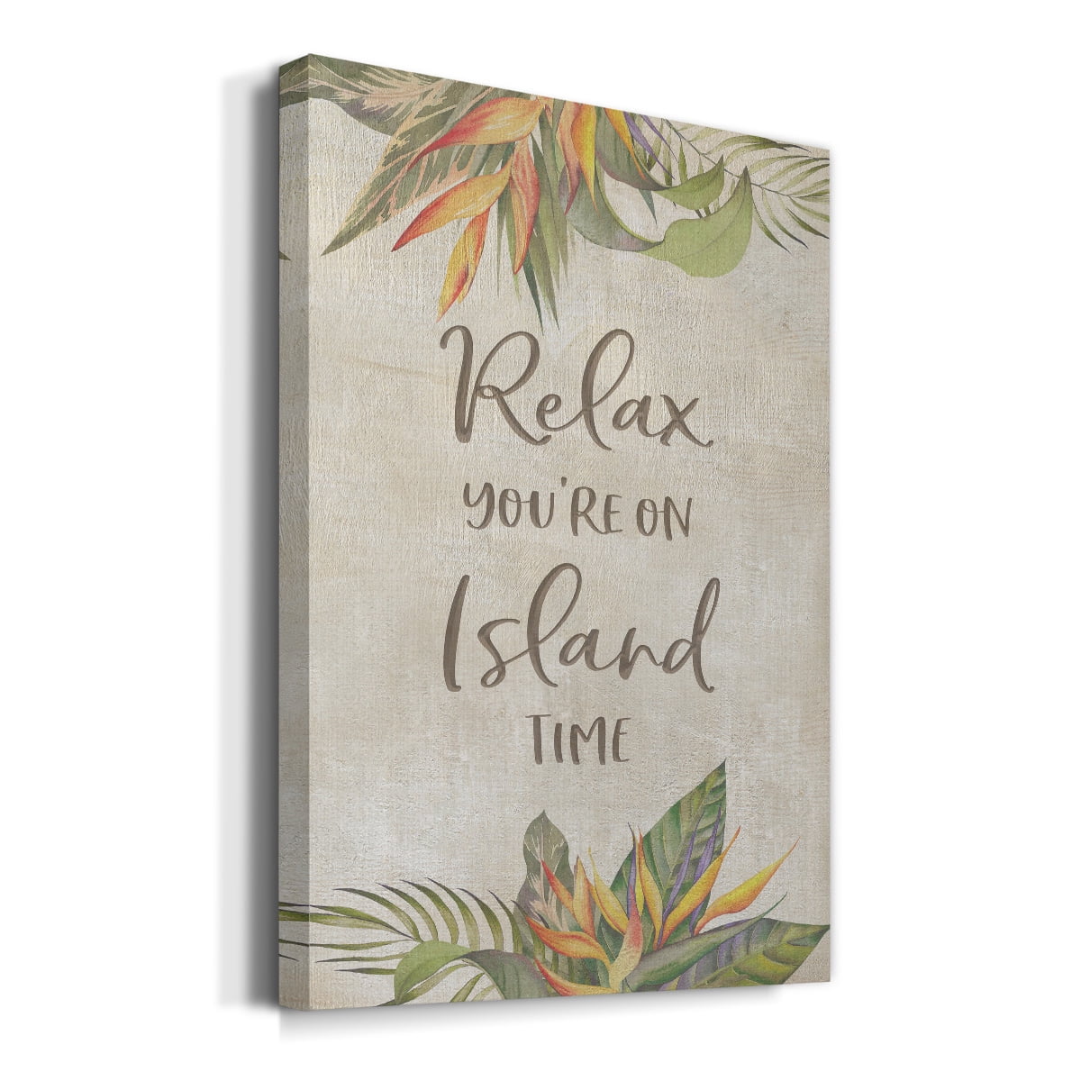 You're On Island Time Premium Gallery Wrapped Canvas - Ready to Hang