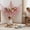 Pink-Without Light, variant on Stuffed Animal Hammock Macrame Boho Plush Toy Net Hammock for Stuffed Animals Corner Hanging Stuffed Animal Storage Holder Teddy Bear Net Kids Room
