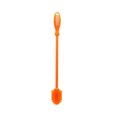 thumbnail image 1 of Ounissouiy Botella de silicona Cepillo Mango largo Botella de agua Cepillo de limpieza Florero Cristalería Taza Cepillo Limpiador Utensilios de cocina Naranja 12 pulgadas, 1 of 6