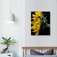 thumbnail image 3 of COMIO Canvas Prints Wall Art For Home and Office Wall Decoration Sunflower Side View Canvas Artwork Print Painting Picture Flower Modern Abstract Wall Art for Living Room Bedroom Kitchen, 3 of 4