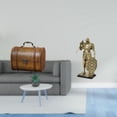 thumbnail image 2 of Organizador de joyas vintage de madera con figura de caballero, escultura abstracta de resina, adorno de arte nórdico para escritorio, armario, mesa d, 2 of 8