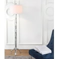 thumbnail image 2 of SAFAVIEH Silver 58 in. Scandinavian Chrome Resin Floor Lamp with White Polyester Shade, 2 of 5