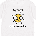 thumbnail image 4 of Inktastic Pap Pap's little Sunshine Boys or Girls Long Sleeve Toddler T-Shirt, 4 of 5
