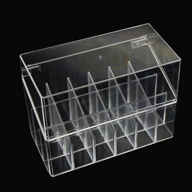 Organizador de ligaduras Hugo Estuche de limpieza acrílico transparente con tapa
