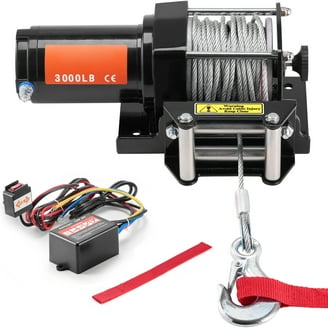 Champion Power Equipment 3000-lb. ATV/UTV Winch Kit - Walmart.com