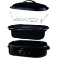 thumbnail image 3 of Oster CKSTRS18-BSB Four Rôtissoire 18 Litres avec Couvercle Auto-Brûlant, Finition Noire, 3 of 4