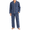 Navy, variant on Kyntgho Men's Two Piece Pajama Set, Long Sleeve Button Front Pajama Shirt with Piping and Straight Pants