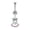 Style 2, variant on 1 Pc Stainless Steel Christmas Belly Ring CZ Dangle Navel Piercing for Xmas Gift-Style 1