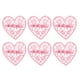 thumbnail image 1 of KAKOWELY 6 hebillas para servilletas, elegantes broches para servilletas, con forma de corazón ahuecado, para adornar servilletas., 1 of 4