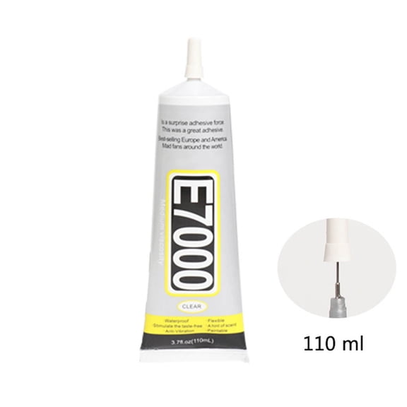 DIY Craft Multi-Purpose Waterproof Adhesive E70 Needle Tip Glue, Clear Industrial Strength Jewelry Phone Screen Repair Glue, 110ml