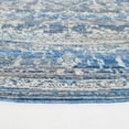 thumbnail image 3 of SAFAVIEH Vintage Persian Sam Abstract Polyester Area Rug, Navy/Ivory, 6'7" x 6'7" Round, 3 of 8