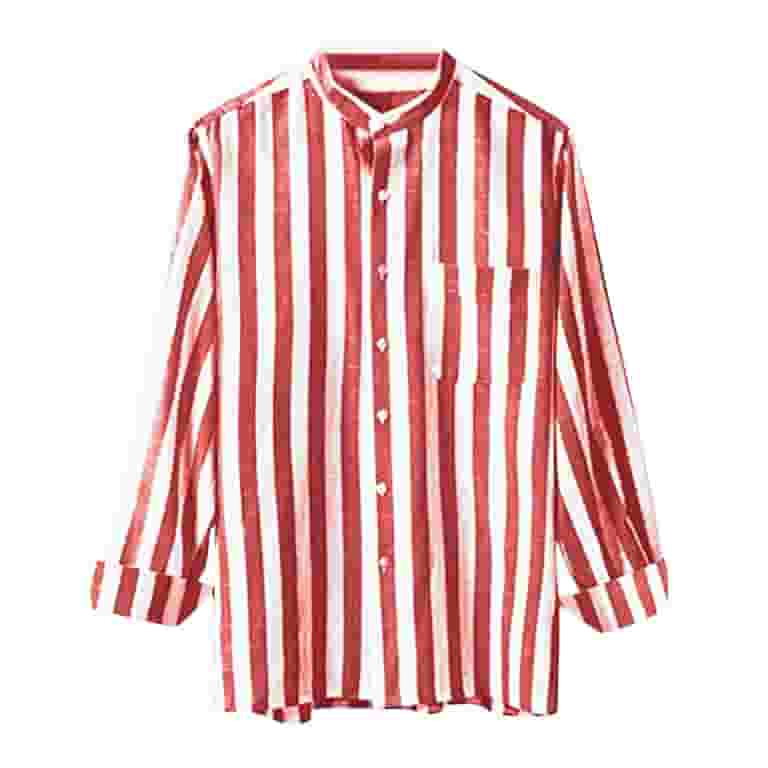 【福袋セール】 Men'S Men For Shirts T Oversized Casual Sleeve Long Cotton Clothing