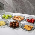 thumbnail image 4 of Glacier Pattern Household Fruit Plates Dining Table Garbage Tray Transparent Desktop, 4 of 6