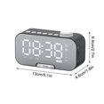 thumbnail image 3 of Smart Bluetooth Speaker Elderly Clock Speaker Mirror Audio Alarm Clock Audio Gift, 3 of 5