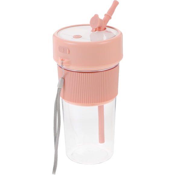 unbranded Vaso Mezclador Portátil Rosa Para Jugos Frescos Con Función Inalámbrica Y