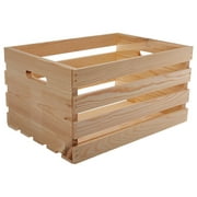 LeCeleBee 67140 18" Lx12.5 Wx9.5 H Large Crates & Pallet Wood Crate, 67140 18" Lx12.5 Wx9.5 H Large Crates & Pallet Wood Crate