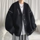 thumbnail image 4 of Sin sudadera Abrigos de manga larga Cárdigan de punto para hombre Suéter de otoño e invierno de color sólido para hombre Top casual Cable Original Cachemira, 4 of 5
