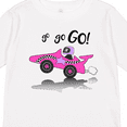 thumbnail image 4 of Inktastic Go Go Go Pink Racing Car Boys or Girls Long Sleeve Toddler T-Shirt, 4 of 5