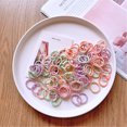 thumbnail image 7 of Seamless Elastic Hair Ties Gentle Ponytail Holders Fashionable Stretchable No Crease Hair Ropes For Children And Girls 100, 7 of 7