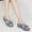 Sky Blue, variant on Hoshose New Summer Women Slippers Casual Walking Non Slip Women Wedge Slide Slipper Arch Support Indoor Outdoor