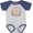 Baseball Heather and Navy, variant on Inktastic My First Easter Bunny Boys or Girls Baby Bodysuit