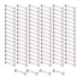 thumbnail image 2 of 100 Paires de Rivets en Acier Inoxydable M2 - 3*15*6mm Tête Ronde Plate Douille Hexagonale Vis Mâle-Femelle, Fixations Durables pour Garde-Corps, Installation Rapide pour Structure Stable, 2 of 7