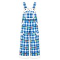 thumbnail image 3 of IWRICH Christmas Overalls for Men Xmas Santa Plush Jumpsuit with Pockets Adjustable Straps Straight Leg Festive Workwear Blue XXL, 3 of 6
