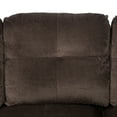 thumbnail image 6 of Hommoo Lint&PVC L Shaped Sectional Sofa, Sectional Couch Sofa, Modern Living Room Furniture Sets, Brown(No Ottoman), 6 of 8