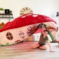 thumbnail image 6 of The Original Patented AirFort - Build A Fort in 30 Seconds, Inflatable Fort for Kids, Play Tent for 3-12 Years, A Playhouse Where Imagination Runs Wild, Fan not Included (Mushroom House), 6 of 8