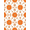 Orange, Pattern 1, variant on ODIKA 8'x10' Washable Area Rug Non-Slip Chair-Friendly Mat Distressed Trailing Vintage Vine Motif Botanical Orange Boho Refined Structured for Dining Room, Large Office, Lounge
