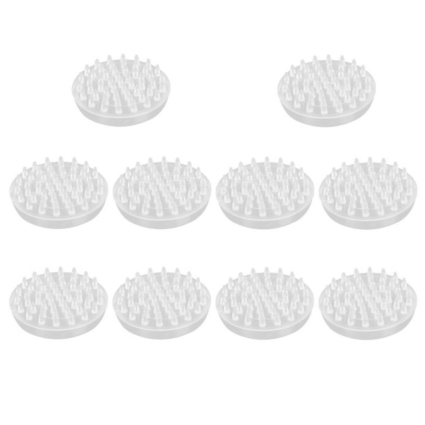 10pcs Transparent Tabla Pierna Pierna Pastillas de muebles antideslizantes Protector de piso