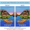 thumbnail image 5 of Toland Home Garden Cabin on the Lake Welcome summer Flag Double Sided 28x40 Inch, 5 of 5