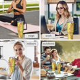 thumbnail image 5 of 1pc Baseball-Yellow 30oz Tumbler with Straw & Handle - Insulated Stainless Steel Cup | Holiday Gift for Man Women (Christmas, Valentine's, Birthday), 5 of 5