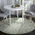 thumbnail image 2 of SAFAVIEH Soho Darden Geometric Wool Area Rug, Light Blue/Multi, 3'6" x 5'6", 2 of 9