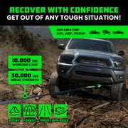 Rhino USA 3 x 20 Ultimate Recovery Tow Strap - 31,518lb Break Strength (4lb, 4in H)