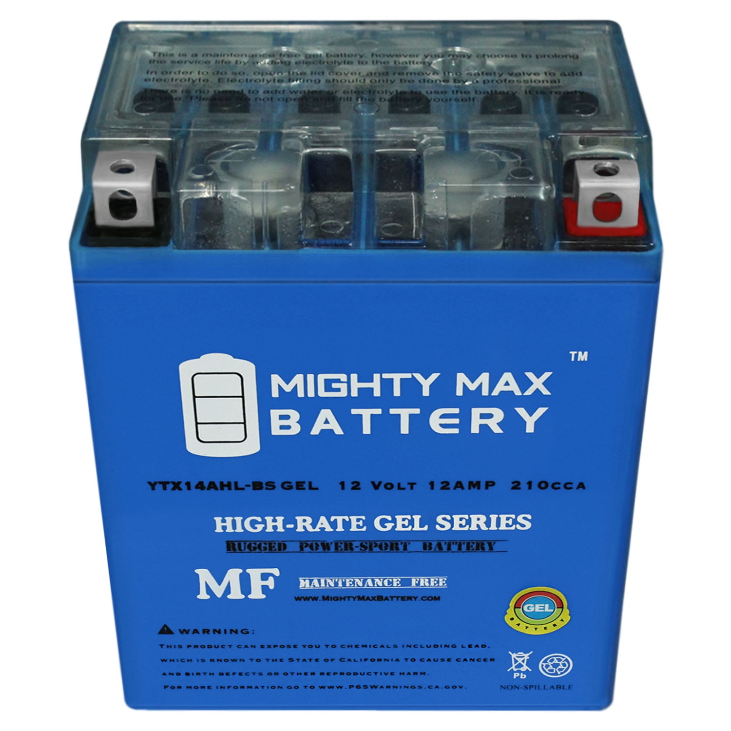 12V 6AH GEL Battery Replaces Yamaha 1000 YZFR1, M, S 2015,