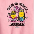 thumbnail image 2 of Despicable Me Minions - Dress To Impress Yourself  - Toddler & Youth Crewneck Fleece Sweatshirt, 2 of 4