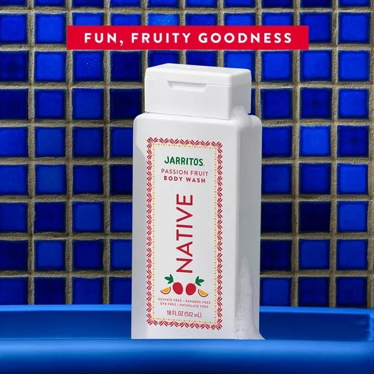 Native Body Wash for Women & Men - Limited Edition Jarritos - Passionfruit - 18 fl oz