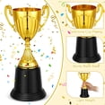 thumbnail image 3 of Trofeos Ecation de plástico dorado, 12 unidades, 22 cm, 3 of 6