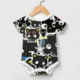 thumbnail image 3 of Chococat Baby Bodysuit Boy Girl Clothes Soft Newborn Infant Outfit Short Sleeve Romper, 3 of 8