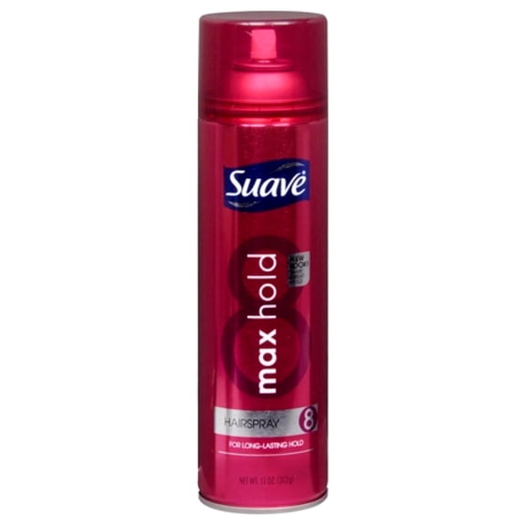 Suave Max Hold 8 Hairspray Aerosol 11 oz (Pack of 4)