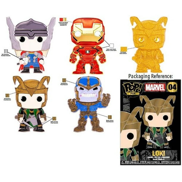 Funko POP - Marvel Large Enamel Pop! Pin (One Random Pin) - Walmart.com - Walmart.com