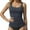 Grey, variant on Tankini Tops for Women Halter Swimwear Top Only Tummy Control Bathing Suit Top No Bottom Grey L