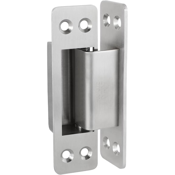 Hidden Door Hinge 5 Inch Hidden Hinges for Doors 304 Stainless Steel Hidden Door Hinges Heavy Duty Invisible Hinge 3mm Thicknesse Hidden Hinges for Doors Silent and Smooth 1pcs