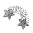 thumbnail image 3 of Fijador de acabado para el cabello, peine con pinza para el cabello, horquillas con diamantes de imitación para novia, accesorios para insertar, Mini Plata Fernando Peine, 3 of 8
