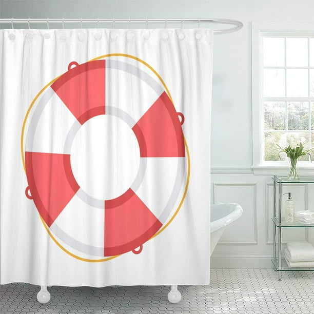 SUTTOM Red Preserver Life Buoy Assistance Beach Belt Circle Emergency