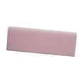 thumbnail image 2 of Cojín de cabecera de esponja suave con soporte para almohada individual, ideal para dormitorios y oficinas. rosa claro, 2 of 9