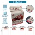 thumbnail image 6 of Valentine's Day Table Runner 70 Inches Long Farmhouse Dress Scarves, Red Roses Car Love Hearts Romantic Burlap Dining Tablerunner for Coffee Table/Kitchen Island/Party Décor, 13" x 70", 6 of 8