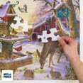 thumbnail image 4 of Bits and Pieces - 50 Piece Big Piece Jigsaw Puzzle for Seniors - 15" x 19" - Noah's Ark - 50 pc Animals Christian Large Lettered Pieces Mental & Physical Dexterity Jigsaw by Barbara Gibson, 4 of 5