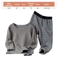 thumbnail image 2 of 1. Duplica la elasticidad para dar a los bebés más espacio para crecer. Los conjuntos de pijamas de dos piezas para niños tienen un ajuste ceñido y no pierden su suavidad y elasticidad después de, 2 of 5